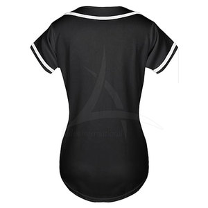 Nouveau maillot de softball pour homme adulte, design personnalisé, respirant, séchage rapide, 100% polyester, col en V, couleurs personnalisées, impression de logo - Haute qualité - Product Image 3