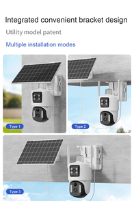 V380 BP5 4G năng lượng mặt trời PTZ ống kính đôi camera an ninh Camera không dây nhà máy giải thưởng tiêu thụ điện năng thấp đầy đủ màu sắc đêm - Product Image 5
