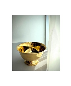 Cuenco de latón rústico con superficie exterior texturizada y atractivo cultural hecho para arreglos de cocina o altar vintage - Product Image 5