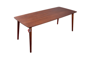 Enlander <b>6</b>-Seater <b>Dining</b> <b>Set</b> Modern Rectangle Design Comfortable Solid Brown Ash Wood for Hotel Apartment Villas Wholesale - Product Image 3