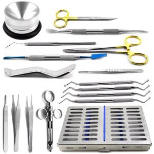 Juego de 16 Piezas de Instrumentos Quirúrgicos Dentales de Acero Inoxidable, Nuevos y de Alta Calidad, para Cirugía de Implantes Dentales - Product Image 1