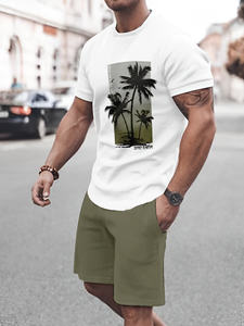 เสื้อยืดผู้ชายผสมสีคุณภาพสูง100% พรีเมี่ยมเสื้อยืดพิมพ์ลายเองพร้อมพิมพ์โลโก้หรือพิมพ์ลายของคุณ - Product Image 3