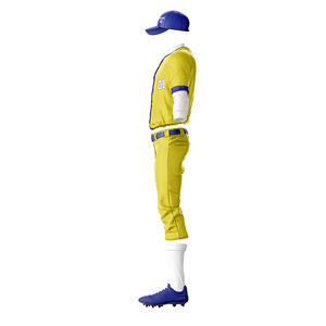 Conjunto de Camiseta de Béisbol para Hombre Adulto, Diseño Nuevo, Uniforme Deportivo Personalizado del Fabricante, con Botones, Transpirable, Venta al Por Mayor - Product Image 6