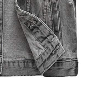 Gilet en denim de haute qualité personnalisé pour hommes vente en gros gilet en denim respirant pour hommes vêtements décontractés - Product Image 5