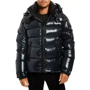 Streetwear mode vestes d'hiver rembourrées pour hommes doudoune chaude imperméable à bulles