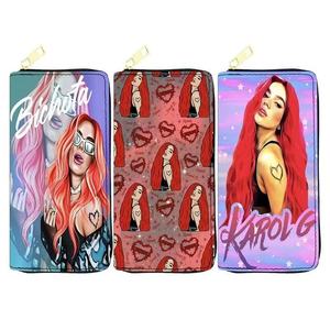 Venta al por mayor <span class=keywords><strong>KarolG</strong></span> Bad Bunny Mujeres Hombres Teléfono celular PU Carteras de cuero Elegante Boy's Carteras - Product Image 5