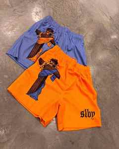 Pantalones cortos de malla de verano personalizables para hombre, gran oferta, con estampado de sublimación, logotipo bordado, forro de diseñador, conjuntos de longitud corta - Product Image 1