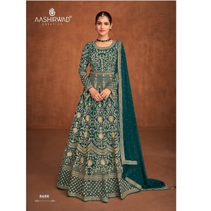 Ropa de boda India de diseño paquistaní, Georgette pesada con bordado, vestidos de mujer para el trabajo, novedad de 2023, Salwar, Kameez, India - Product Image 1