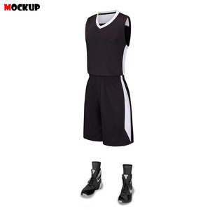 Camisetas de baloncesto sin mangas personalizadas de alta calidad para adultos 100% conjuntos transpirables de poliéster con logotipo impreso nombres de equipos personalizados - Product Image 4