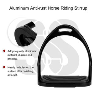 Étriers de cheval en alliage d'aluminium anodisé SHER SONS SPORTS, protection des genoux et des chevilles, tailles personnalisables, haute qualité, équitation - Product Image 4