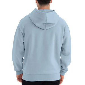 Casual Cotton Essentials Sudadera con capucha Pullover Manga larga Sudaderas con capucha para hombre con bolsillos Sudadera con capucha - Product Image 2