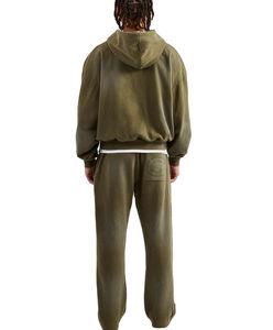 Survêtement pour hommes de haute qualité lavage à l'acide hommes lavage à l'acide survêtement respirant anti-rides hommes lavage à l'acide survêtement - Product Image 2