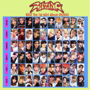 Set de 6 Fototarjetas Aleatorias Originales Ent. KPOP RIIZE 1er Mini Álbum [RIIZING] Versión Coleccionista con CD y Photobook de 96 Páginas - Product Image 6