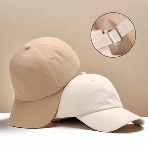 Gorras de béisbol con logotipo de bordado 3D personalizadas y básicas clásicas suaves para mujer, protección solar para exteriores, sombrero de papá de 6 paneles - Product Image 2