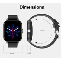 Montre connectée carrée QW33, écran tactile IPS, étanche IP67, suivi de la santé, GPS, double carte SIM, compatible Android OS, mesure de la pression artérielle