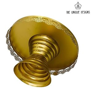 Support à gâteau rond en métal écologique pour mariages anniversaires noël et toute occasion outils de gâteau - Product Image 2