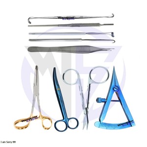 Kit neuroquirúrgico de laminectomía, juego de instrumentos de cirugía, completo de acero inoxidable de alta calidad, reutilizable y esterilizable disponible - Product Image 1