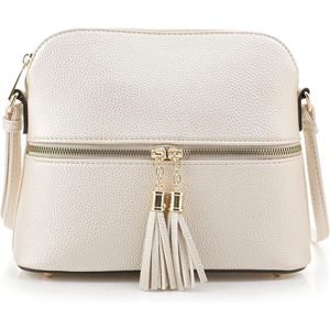 Sac à bandoulière pour femme en cuir PU grainé, sac à bandoulière élégant pour le bureau et les occasions décontractées - Product Image 1