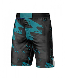 Short de grappin MMA durable et flexible pour l'entraînement, vêtements de boxe extensibles pour arts martiaux avec logo avant - Product Image 6