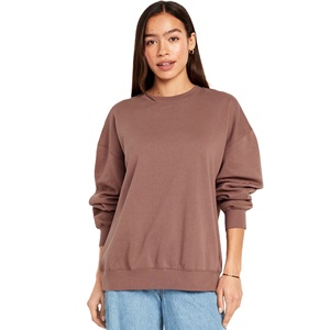 Diseño personalizado de mujer 2025 Otoño Invierno pulóver sudadera de manga larga completa frente suelto ajuste Casual Anti-Pilling Crop Tops - Product Image 5
