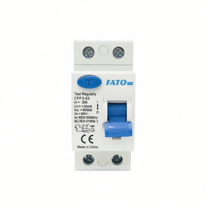 เบรกเกอร์ป้องกันไฟรั่ว FATO แบบ 2 ขั้ว 20A 30mA สำหรับใช้ในบ้าน - Product Image 3