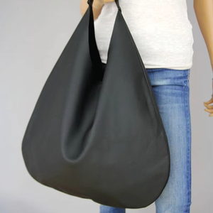 2025 New Fashion Genuine Leather Women's <b>Vintage</b> Hobo <b>Tote</b> <b>Bag</b> with Zipper Closure LHB-0164 - Product Image 1