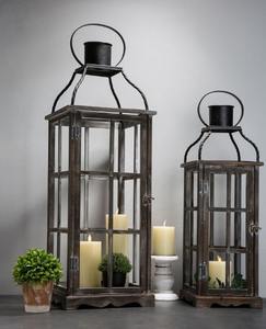 Linterna de Vela decorativa, linterna de mesa de metal vintage, candelabros para decoración de fiesta de boda de patio al aire libre - Product Image 2