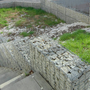 Chất lượng cao mạ kẽm giỏ đá gabion dây lưới thép dây sắt giữ lại bức tường hàn kim loại gabion hộp cho vườn - Product Image 1