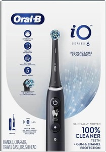 แปรงสีฟันไฟฟ้าแบบชาร์จไฟได้9ชุด Oral-B IO สีดำคอสมิกพร้อมหัวแปรง4หัวเคสสำหรับเดินทางและที่ชาร์จการรับรู้ - Product Image 3
