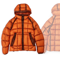 Ventes en gros à bas prix, conception personnalisée OEM, veste matelassée à capuche chaude d'hiver, veste décontractée en duvet de canard blanc de qualité supérieure, doudounes de luxe
