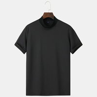 Nouveauté 2023 T-shirt décontracté pour homme en jersey personnalisable à manches courtes col rond en polyester/spandex 180g, séchage rapide, respirant