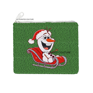 Monederos con cuentas de tema navideño hechos a mano para mujer, accesorios de moda y ropa elegantes disponibles - Product Image 3