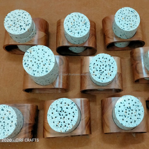 Alta calidad hecha a mano terrazo resina Bakhoor mubkhar evaporador dukhoon medkhan quemador de incienso para boda evento hogar - Product Image 2