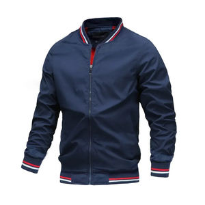 Nueva chaqueta de cuello alto para hombre, chaqueta fina a prueba de viento para primavera y otoño, chaquetas impermeables informales para montañismo y camping para hombre - Product Image 3