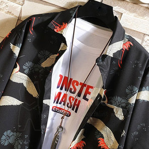 Ensemble d'été pour hommes en coton 100% avec logo personnalisé OEM, impression par sublimation, taille élastique, vêtements d'extérieur sur mesure - Product Image 2