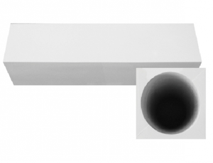 Versátil y duradera Base de goma para lanzador de béisbol blanco de cuatro vías 24 "X 6" X 6" - Product Image 2