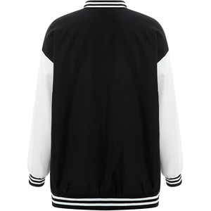 Veste Letterman de baseball pour hommes personnalisée en gros manteau d'hiver sans col style High Street meilleure qualité à prix compétitif - Product Image 4