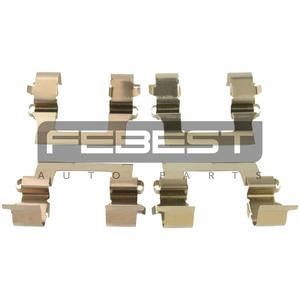 Set di clip per freni a disco FEBEST (0403-CSF) - Product Image 1