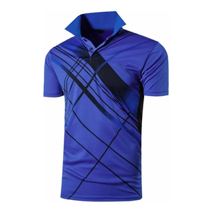 Polo personnalisé par sublimation pour homme, léger, respirant, séchage rapide, polo de sport, golf, OEM ODM, impression intégrale, vente en gros - Product Image 2