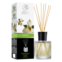 Difusor de Aromas Aromatika Jasmine 500ml con Aceite Esencial Natural, Libre de Ftalatos, Ecológico, Aroma Floral Fresco y Duradero para Habitaciones