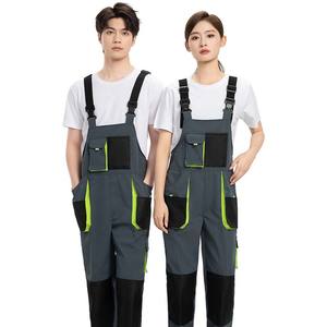 Ropa de Trabajo Personalizada Antiestática, Impermeable y Transpirable para Hombre, Pantalones de Trabajo con Peto, Overol con Múltiples Bolsillos y Estampado en Relieve - Product Image 1