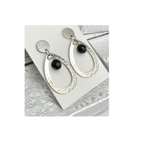 1920 Austin vente petites Surfaces texturées robes Maxi africaines boucles d'oreilles rondes en laiton bijoux perlés en métal géométrique - Product Image 4