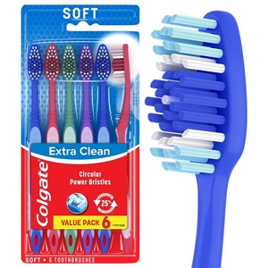 Brosse à dents Colgate Extra Clean, tête complète, manche en bambou souple, meilleur prix, stock en vrac disponible, enfants, adultes, brosse à dents électrique, maison - Product Image 5
