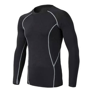 Ropa Deportiva de Compresión Personalizada para Hombre, Transpirable, de Secado Rápido, para MMA, BJJ, Traje de Entrenamiento, Rashguard de Muay Thai, Jiu Jitsu, Camisetas de Boxeo - Product Image 2