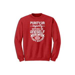 Sweat-shirt en mélange de coton avec des thèmes de bouddha imprimés Style décontracté 12 options de couleur 260-280 Placement de conception personnalisable GSM lourd - Product Image 6