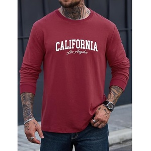 Sudadera Casual Elegante de Manga Larga con Cuello Redondo y Estampado en el Hombro, Cómoda, Talla Grande para Hombre, de Bangladesh - Product Image 3