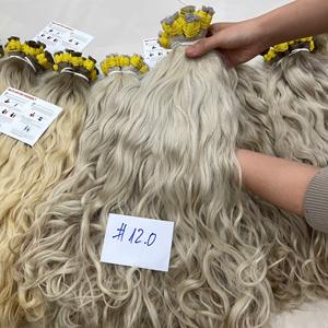 CHEVEUX EN VENTE EN GROS : Cheveux humains vietnamiens ondulés naturels, extensions de cheveux pleine longueur en stock dès maintenant - Product Image 1