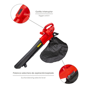 Soffiatore e Aspiratore Elettrico per Foglie da Giardino 3000W - Product Image 3