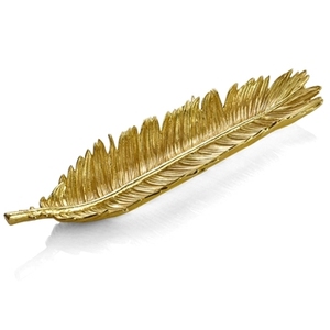 Plat de service décoratif en aluminium écologique de luxe moderne, poli, pour fêtes, mariages et usage domestique - Product Image 1