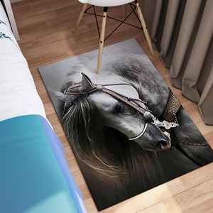 Tapis imprimé inspiré de la nature pour la décoration intérieure et l'extérieur, avec poils doux - Product Image 4